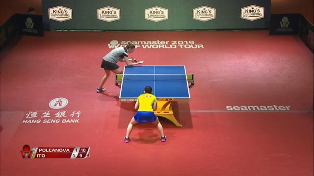 Mima Ito vs Sofia Polcanova | 2019 ITTF Hong Kong Open Highlights (1/4) смотреть онлайн