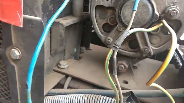 обзор крепления генератора и топливного бака мототрактор смотреть онлайн