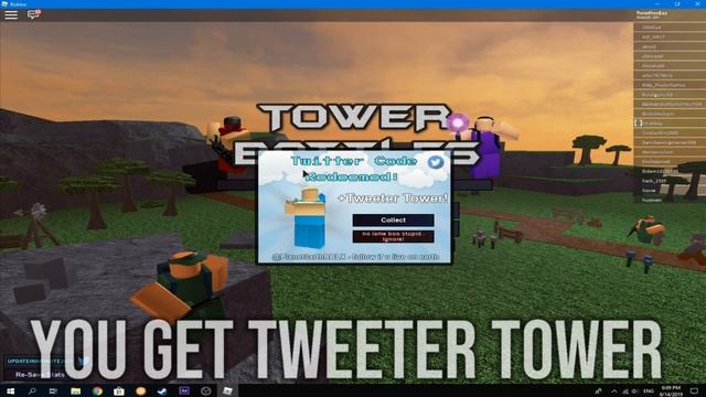 TOWER BATTLES CODES - August 2019 [Roblox] смотреть онлайн