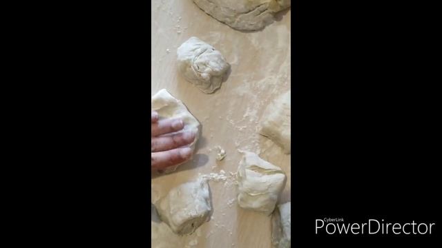 Пирожки с мясом. Пузырчатое тесто.