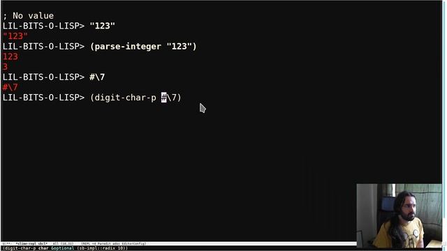 Little Bits of Lisp - Parsing a character to a number смотреть онлайн
