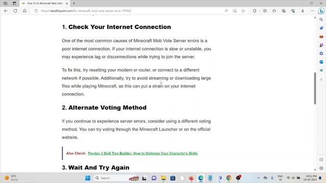 How To Fix Minecraft Mob Vote Server Error смотреть онлайн