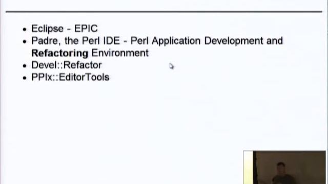 YAPC::NA 2012 - Refactoring Perl Code смотреть онлайн