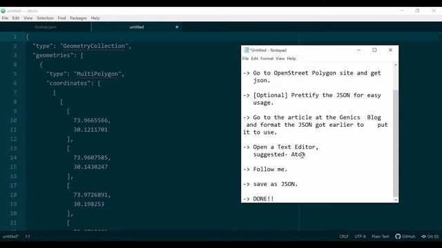 How to get boundary co-ordinates of a city in JSON format | Gourav Khunger | The Genics Blog смотреть онлайн