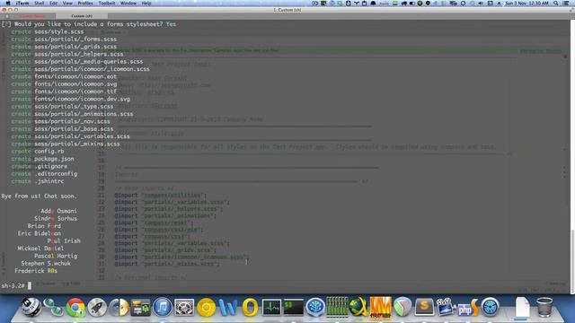 Up and Running with Sass Boilerplate Yeoman Generator смотреть онлайн