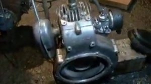 Запуск Д-5 и СД-60 с китайским карбюратором от веломотора.