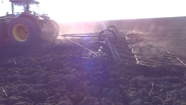 JD 7820 Боронование зяби 17.03.15 смотреть онлайн