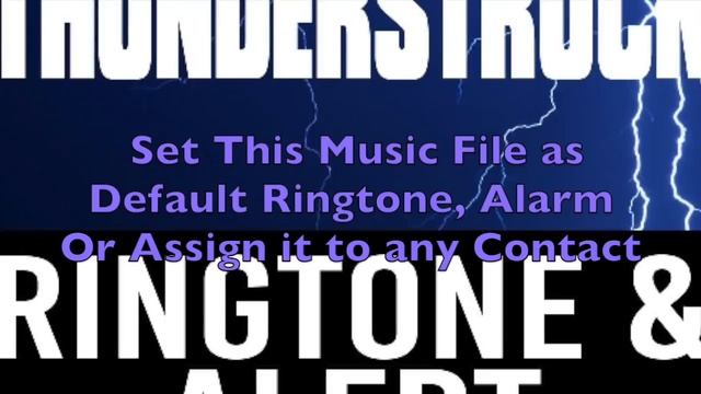AC/DC - Thunderstruck Ringtone and Alert смотреть онлайн
