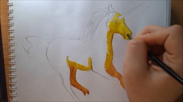 Как нарисовать единорога смотреть онлайн