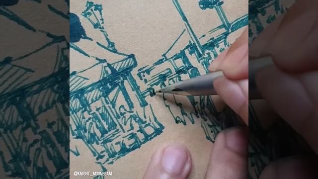 Fountain pen sketch / Parker 50 falcon смотреть онлайн