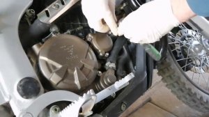 Замена масла на мотоцикле Loncin LX300GY ( VOGE 300 Rally )