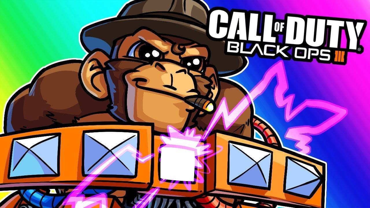 BO3 Zombies — Луи против Блунса против Индианы Джонса! перевод - VanossGaming
