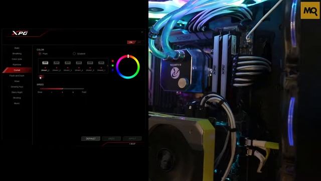 Настройка подсветки ADATA XPG Spectrix D41 смотреть онлайн
