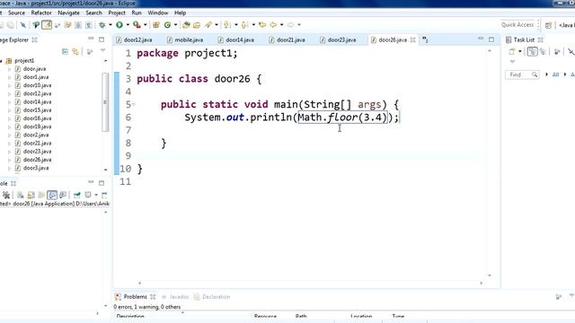 Math operators in java смотреть онлайн