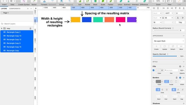 Gradient matrix generator Sketch plugin. Micro tutorial смотреть онлайн
