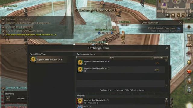 Clicking for Superior Seed Bracelet Lv.4 #3 /// Lineage 2 EU Core смотреть онлайн