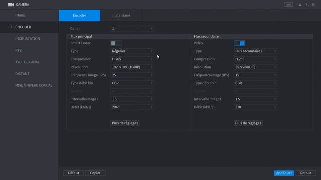 Dahua - Enregistreur (de 2018) - Modifier la résolution des caméras - via un écran en HDMI ou VGA смотреть онлайн