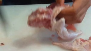 разделка перепелок (и любой птицы)  для фарширования без кости быстрый вариант