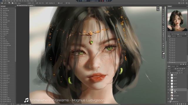 Photoshop painting process - Sunshine1 смотреть онлайн