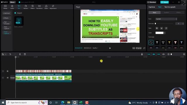How to Import SRT LRC and ASS Subtitles in CapCut for Windows PC смотреть онлайн