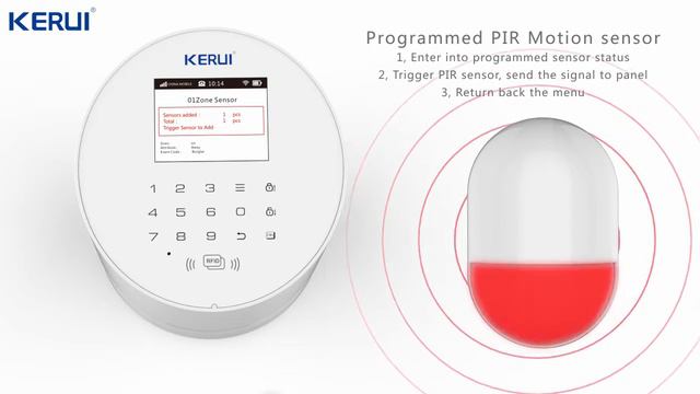 KeRui W2  WIFI GSM PSTN Three In  One Alarm SystemKeRui W2 WIFI GSM PSTN Три в одном Сигнализация