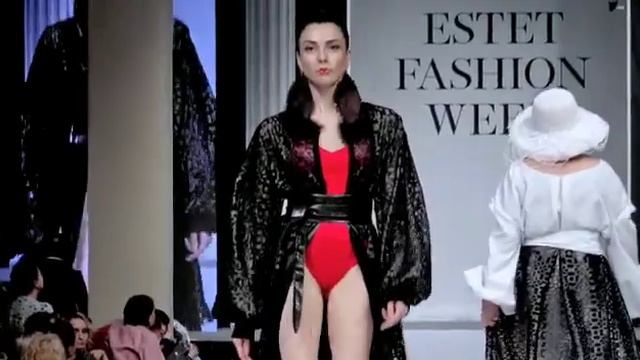 Неделя моды. модель Кристина Белова. дизайнер Алена Полехина. Estet Fashion Week. Мода 2023 смотреть онлайн