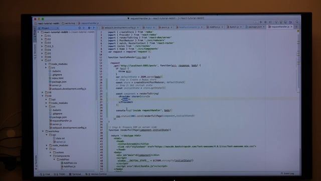 React Chicago June 2016 - Server Side Rendering and Redux Middleware by Irfan Baqui смотреть онлайн