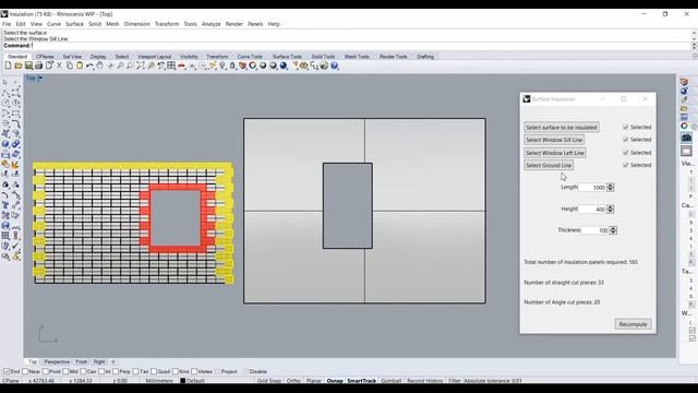 Rhino Python Eto User Interface Facade Cladding Part 2 смотреть онлайн