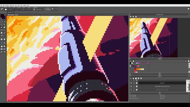 Pixel Art Timelapse: Mercury Approach смотреть онлайн