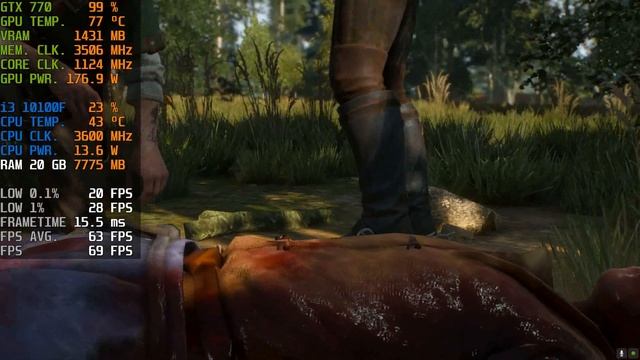 Witcher 3 | GTX 770 смотреть онлайн