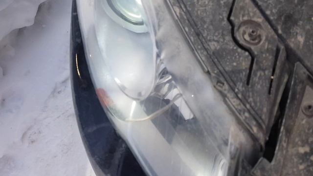 Плохо светят фары? Как почистить линзу не разбирая фару? Тусклый свет?  Пассат б6(passat B6)