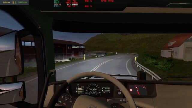 А не прокатиться ли нам ещё. ETS2 Promods 2.2 смотреть онлайн