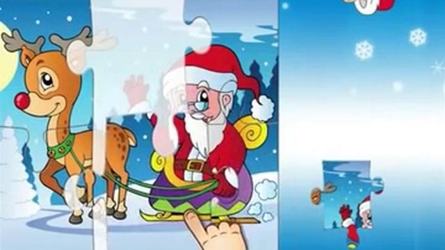 Christmas Puzzle for Kids 1.0 - 13 Easy, Medium, and Hard Jigsaw Puzzles смотреть онлайн