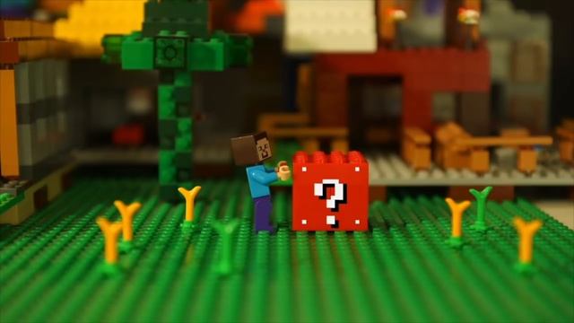 НУБ Майнкрафт и Лаки Блоки - LEGO Minecraft Анимация смотреть онлайн