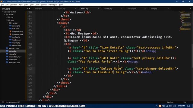 #09 User Management System With Admin Panel | Designing Home Page Using Bootstrap 4 смотреть онлайн