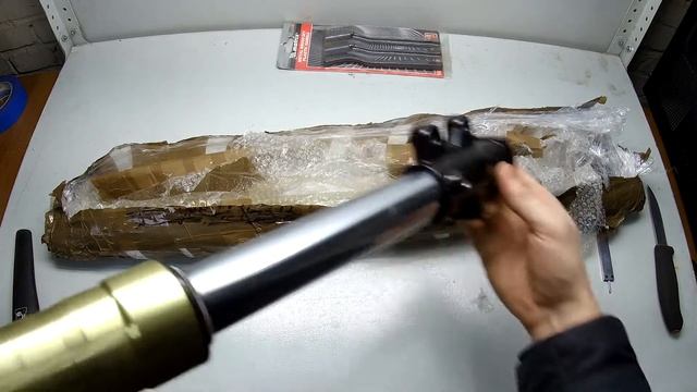 Амортизатор передний L=770 d45x48 (перья, компл.) KAYO 125 / Front shock absorber (feathers, set) смотреть онлайн