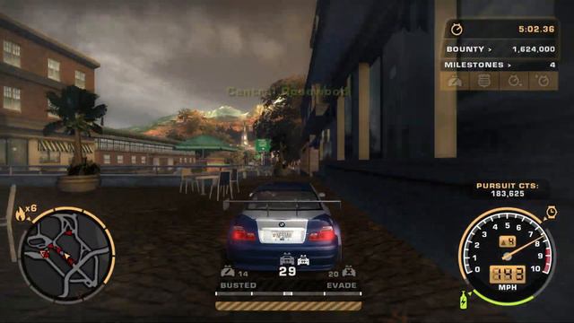 Need for Speed Most Wanted (2005) Heat 6 Police Chase HD (Beta Concept) #2 смотреть онлайн