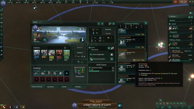 Lets Play Stellaris: United Nations Of Earth Part 1 - Relearning The Game смотреть онлайн