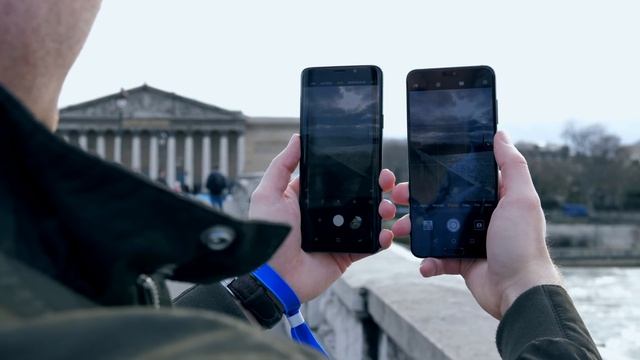 Huawei P20 Pro vs Samsung S9 Plus! смотреть онлайн