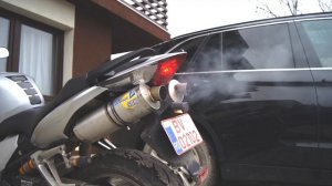 Honda VFR 800 VTEC Leo Vince cold start Exhaust - HQ sound