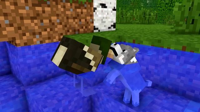 Wolf Life: The First Hunting -- Minecraft Animation смотреть онлайн