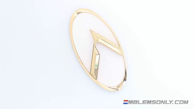 GOLD PLATED K Badge For KIA Models By LODEN