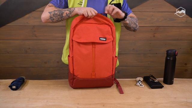 Рюкзак Thule Lithos 20L Lava/Red Feather. Обзор за 60 секунд смотреть онлайн