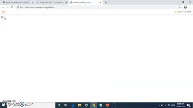 Javascript: getElementById,array introduction смотреть онлайн
