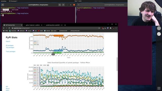 what pythons should I support? (beginner - intermediate) anthony explains #239 смотреть онлайн