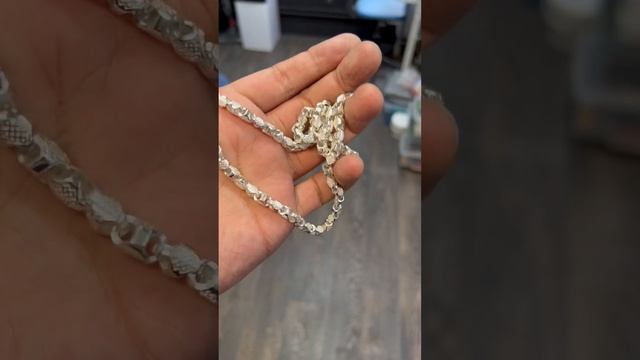 Серебряная мужская цепочка смотреть онлайн