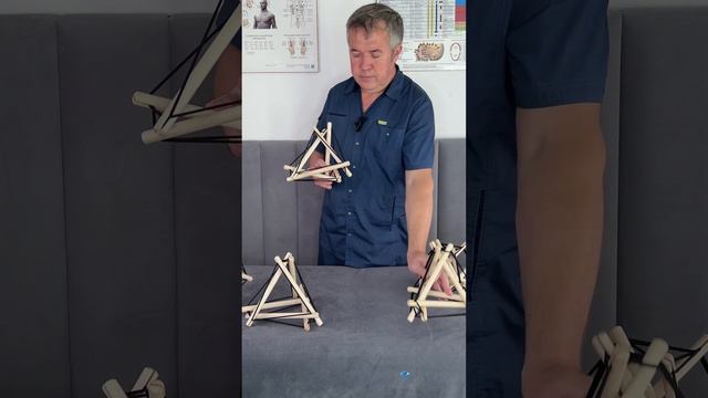 Сборка tensegrity из шести палочек четыре модели смотреть онлайн