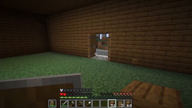 ?️ Построил огромный дом! В первый раз играю в Майнкрафт #6