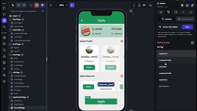 FlutterFlow Tutorial For Job Finder App | Customer Side App | FlutterFlow Tutorial In Hindi смотреть онлайн