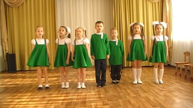 Ансамбль "Музыкальные горошинки", старшая группа детского сада, "Зимняя песенка" смотреть онлайн